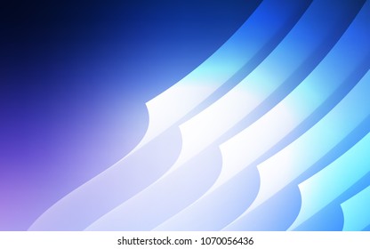 Light Pink, Blue vector template with repeated sticks. Glitter abstract illustration with colored sticks. Pattern for ads, posters, banners.