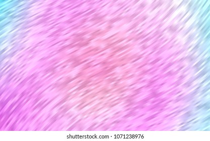 Light Pink, Blue vector template with bent ribbons. Creative geometric illustration in marble style with gradient. Marble design for your web site.