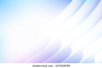 Light Pink, Blue vector template with repeated sticks. Lines on blurred abstract background with gradient. Best design for your ad, poster, banner.