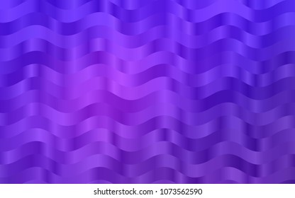 Light Pink, Blue vector template with bent lines. Blurred geometric sample with gradient bubbles.  The best blurred design for your business.