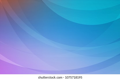 Light Pink, Blue vector template with bubble shapes. Shining illustration, which consist of blurred lines, circles. The elegant pattern for brand book.