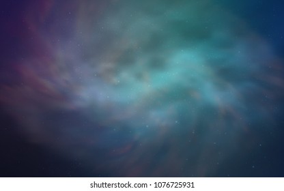 Light Pink, Blue vector template with space stars. Shining illustration with sky stars on abstract template. Smart design for your business advert.