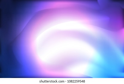Light Pink, Blue vector template with bubble shapes. Shining crooked illustration in marble style. A completely new memphis design for your business.