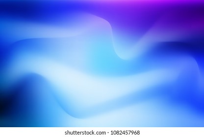 Light Pink, Blue vector template with bent lines. Modern gradient abstract illustration with bandy lines. Marble design for your web site.