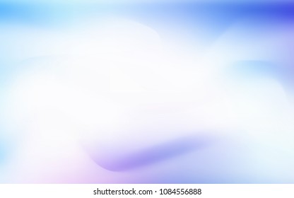 Light Pink, Blue vector template with bubble shapes. An elegant bright illustration with gradient. New composition for your brand book.