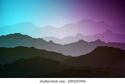 Light Pink, Blue vector template with abstract circles. Modern gradient abstract illustration with bandy lines. The template for cell phone backgrounds.