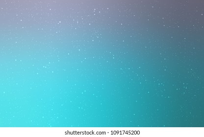 Light Pink, Blue vector template with space stars. Blurred decorative design in simple style with galaxy stars. Pattern for futuristic ad, booklets.
