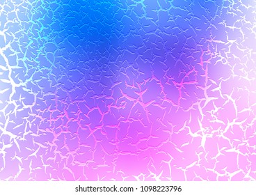 Light Pink, Blue vector template with bent ribbons. Glitter abstract illustration with wry lines. The best blurred design for your business.