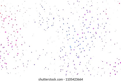 Light Pink, Blue vector  template with circles. Blurred bubbles on abstract background with colorful gradient. Completely new template for your brand book.
