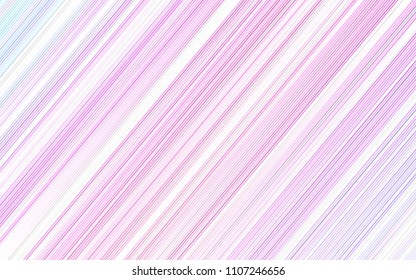 Light Pink, Blue vector template with repeated sticks. Glitter abstract illustration with colored sticks. Best design for your ad, poster, banner.