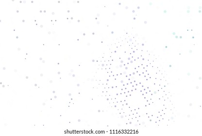 Light Pink, Blue vector  template with circles. Beautiful colored illustration with blurred circles in nature style. Completely new template for your brand book.