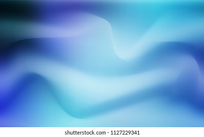 Light Pink, Blue vector template with bent ribbons. Modern gradient abstract illustration with bandy lines. The template for cell phone backgrounds.