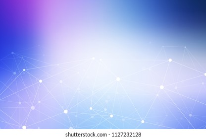 Light Pink, Blue vector template with circles, triangles. Decorative design in abstract style with triangle structure. Pattern can be used for beautiful websites.