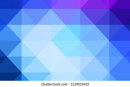 Light Pink, Blue vector template with gradient triangles. Colorful illustration in abstract style with triangles. Brand new design for your business.