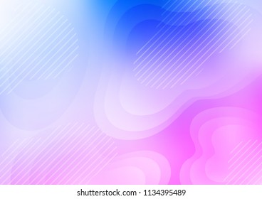 Light Pink, Blue vector template with repeated sticks. Blurred decorative design in simple style with lines. Best design for your ad, poster, banner.