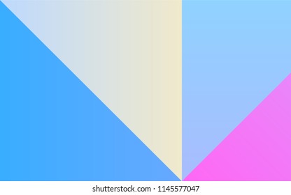 Light Pink, Blue vector template with rainbow of colours. Colorful gradient set with collection of rainbow colors. Pattern for easy creation of leaflets, banners, booklets.