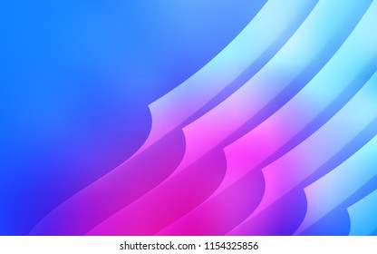 Light Pink, Blue vector template with repeated sticks. Lines on blurred abstract background with gradient. Pattern for ads, posters, banners.