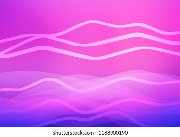 Light Pink, Blue vector template with repeated sticks. Glitter abstract illustration with colored sticks. The template can be used as a background.