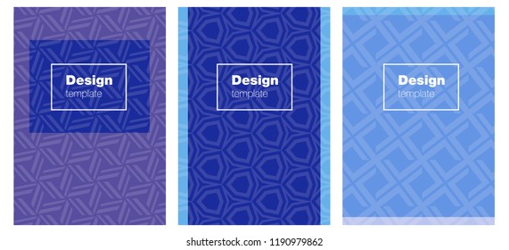 Light Pink, Blue vector template for journals. Beautiful colorful sample in abstract style. Template for magazines, jurnals.