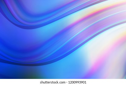 Light Pink, Blue vector template with liquid shapes. Creative illustration in halftone marble style with gradient. The elegant pattern for brand book.