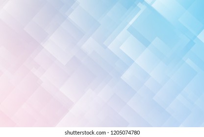 Light Pink, Blue vector template with repeated sticks. Shining colored illustration with sharp stripes. Smart design for your business advert.