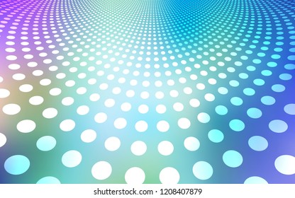 Light Pink, Blue vector template with circles. Blurred decorative design in abstract style with bubbles. Pattern can be used for ads, leaflets.