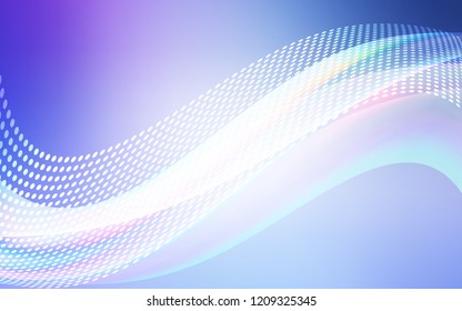 Light Pink, Blue vector template with circles, triangles. Abstract illustration with colorful discs and triangles. Pattern for textures of wallpapers.