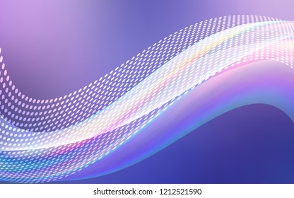 Light Pink, Blue vector template with circles, triangles. Design with connection of dots and lines on colorful background. Design for poster, banner of websites.
