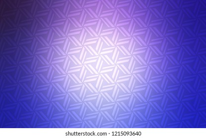 Light Pink, Blue vector template with crystals, triangles. Abstract gradient illustration with triangles. Modern template for your landing page.