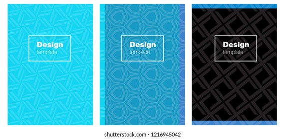 Light Pink, Blue vector template for journals. Modern abstract design concept with colorful gradient. Template for magazines, jurnals.