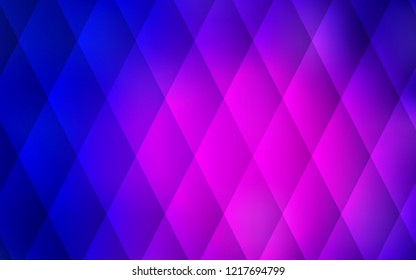 Light Pink, Blue vector template with crystals, rectangles. Illustration with set of colorful rectangles. Smart design for your business advert.