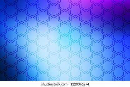Light Pink, Blue vector template with repeated sticks. Glitter abstract illustration with colored sticks. Smart design for your business advert.