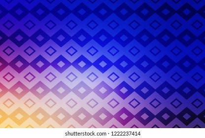 Light Pink, Blue vector template with rhombus. Decorative design in abstract style with rectangles. Smart design for your business advert.