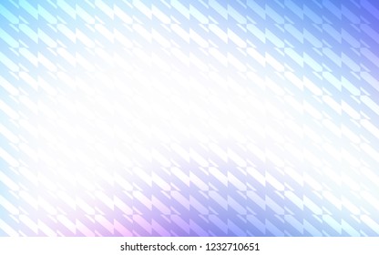 Light Pink, Blue vector template with repeated sticks. Lines on blurred abstract background with gradient. Smart design for your business advert.