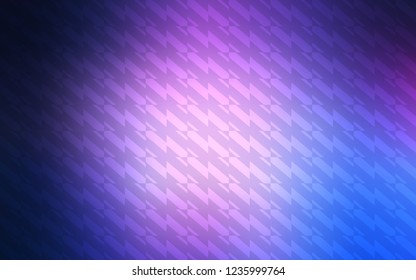 Light Pink, Blue vector template with repeated sticks. Shining colored illustration with sharp stripes. Best design for your ad, poster, banner.