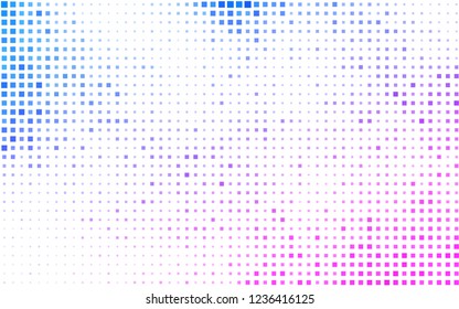 Light Pink, Blue vector template with crystals, rectangles. Modern abstract illustration with colorful rectangles. Smart design for your business advert.