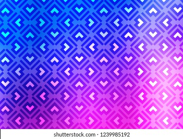 Light Pink, Blue vector template with repeated sticks. Shining colored illustration with narrow lines. Pattern for websites, landing pages.
