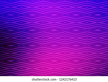 Light Pink, Blue vector template with sticks, squares. Colorful lines, squares on abstract background with gradient. Pattern for ads, posters, banners.
