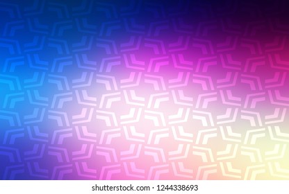 Light Pink, Blue vector template with liquid shapes. Geometric illustration in marble style with gradient.  The best blurred design for your business.