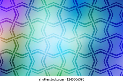 Light Pink, Blue vector template with repeated sticks. Decorative shining illustration with lines on abstract template. Best design for your ad, poster, banner.