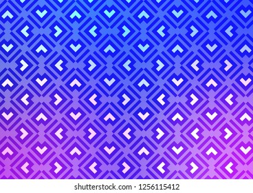 Light Pink, Blue vector template with repeated sticks. Blurred decorative design in simple style with lines. Best design for your ad, poster, banner.