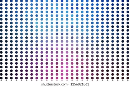 Light Pink, Blue vector template with circles. Blurred decorative design in abstract style with bubbles. Design for business adverts.