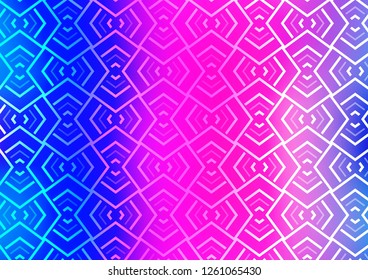 Light Pink, Blue vector template with repeated sticks. Shining illustration with lines on abstract template. Pattern for business booklets, leaflets.