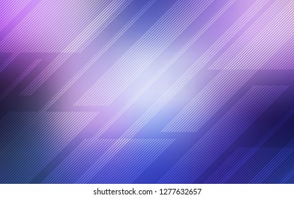 Light Pink, Blue vector template with repeated sticks. Shining colored illustration with sharp stripes. The pattern for ad, booklets, leaflets.