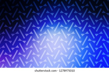 Light Pink, Blue vector template with lines, triangles. Decorative design in abstract style with triangles. Template for wallpapers.