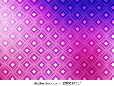 Light Pink, Blue vector template with sticks, squares. Modern geometric abstract illustration with lines, squares. Best design for your ad, poster, banner.