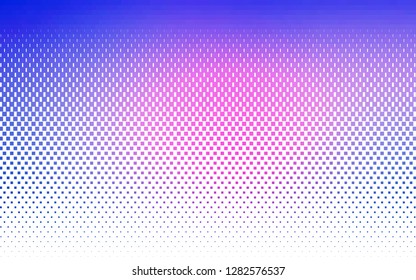 Light Pink, Blue vector template with crystals, rectangles. Decorative design in abstract style with rectangles. The template can be used as a background.