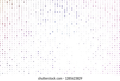 Light Pink, Blue vector template with circles. Abstract illustration with colored bubbles in nature style. Design for posters, banners.