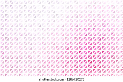 Light Pink, Blue vector template with crystals, triangles. Modern abstract illustration with colorful triangles. Modern template for your landing page.