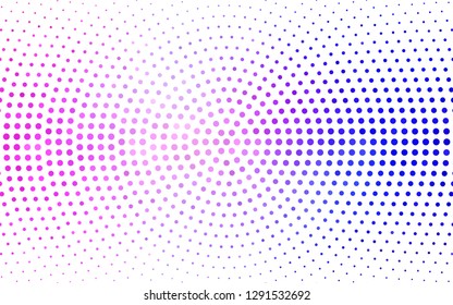 Light Pink, Blue vector  template with circles. Abstract illustration with colored bubbles in nature style. Pattern for ads, leaflets.